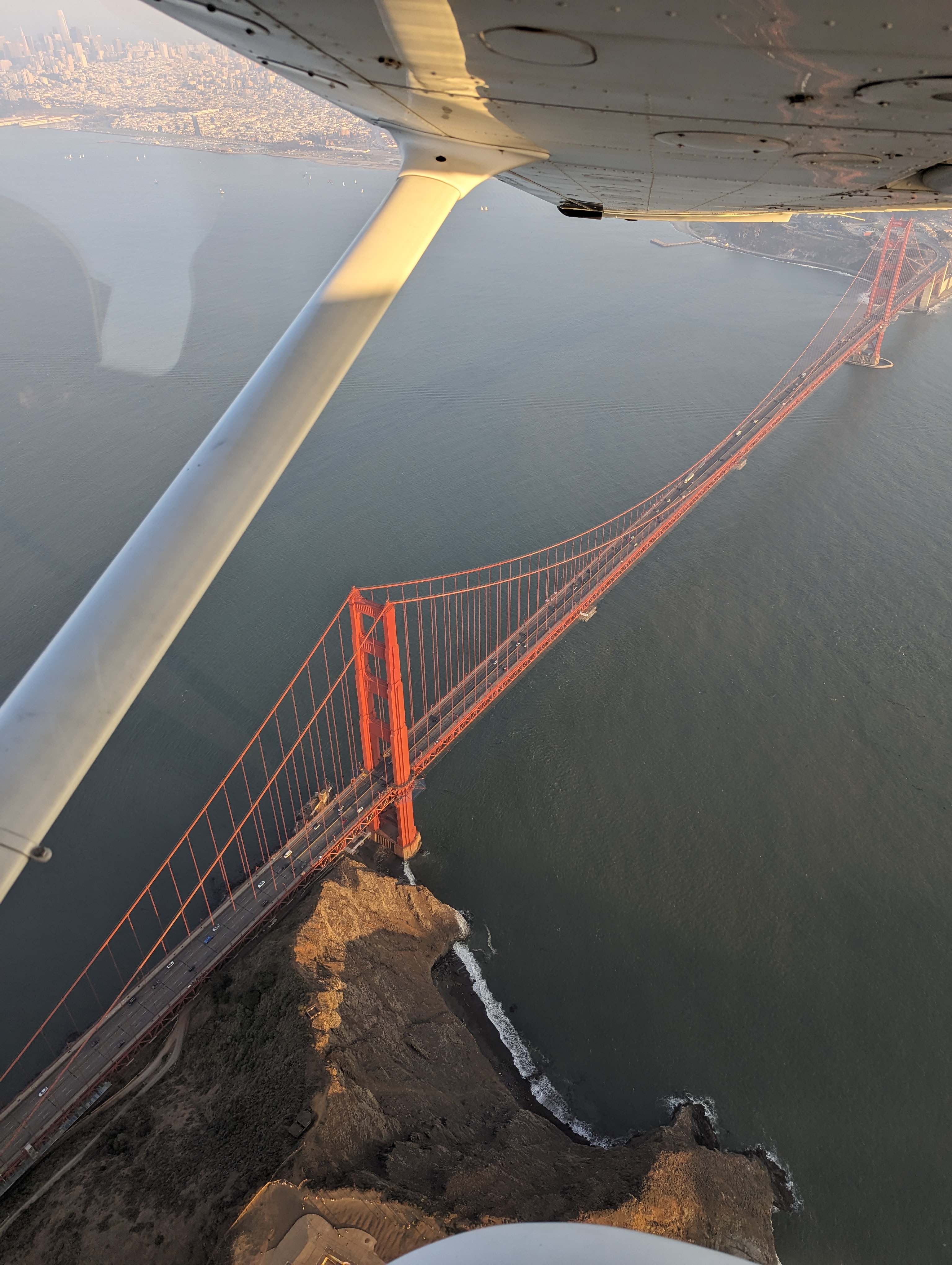 from a recent flight over San Francisco in August of 2023